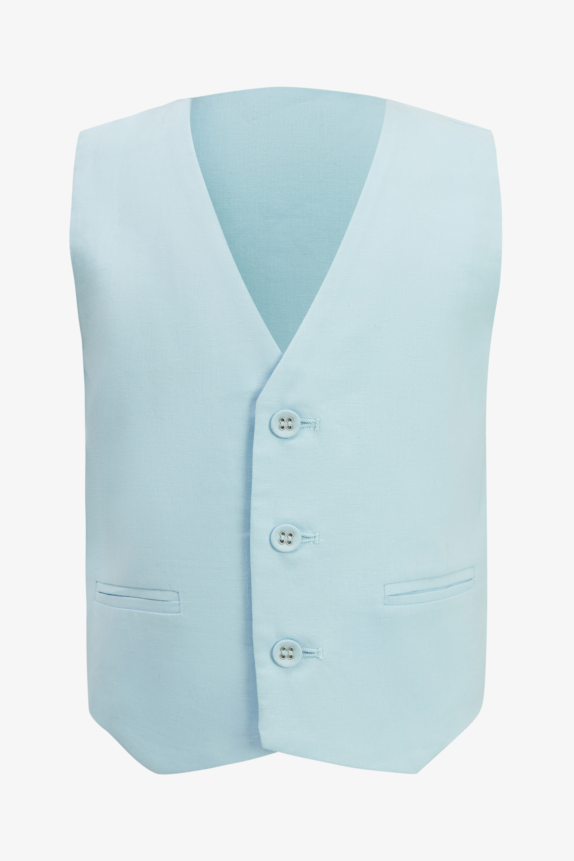 Bardot Junior Baby Boy Charles Vest In Blue Bay