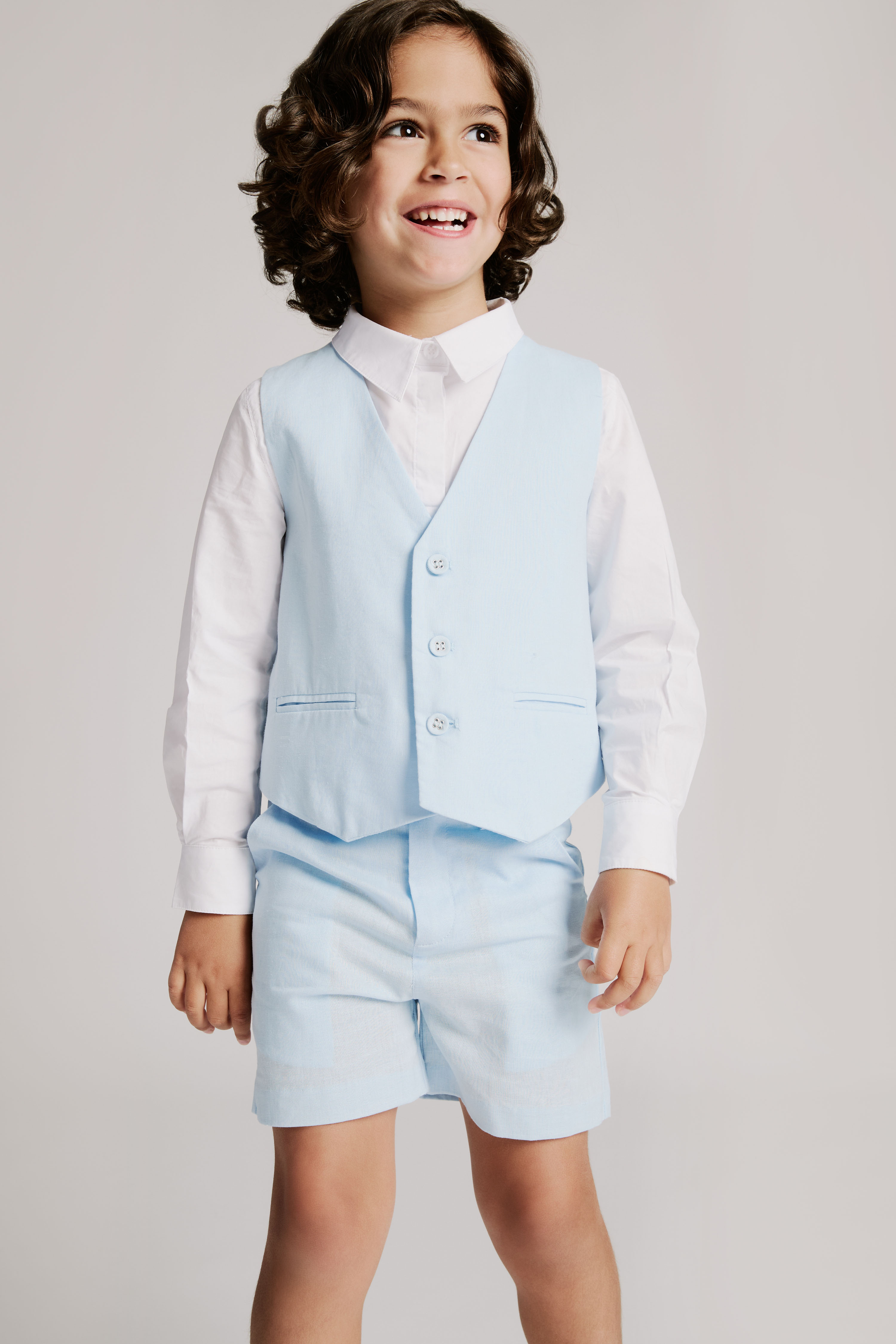 Shop Bardot Junior Boys Charles Short In Blue Bay
