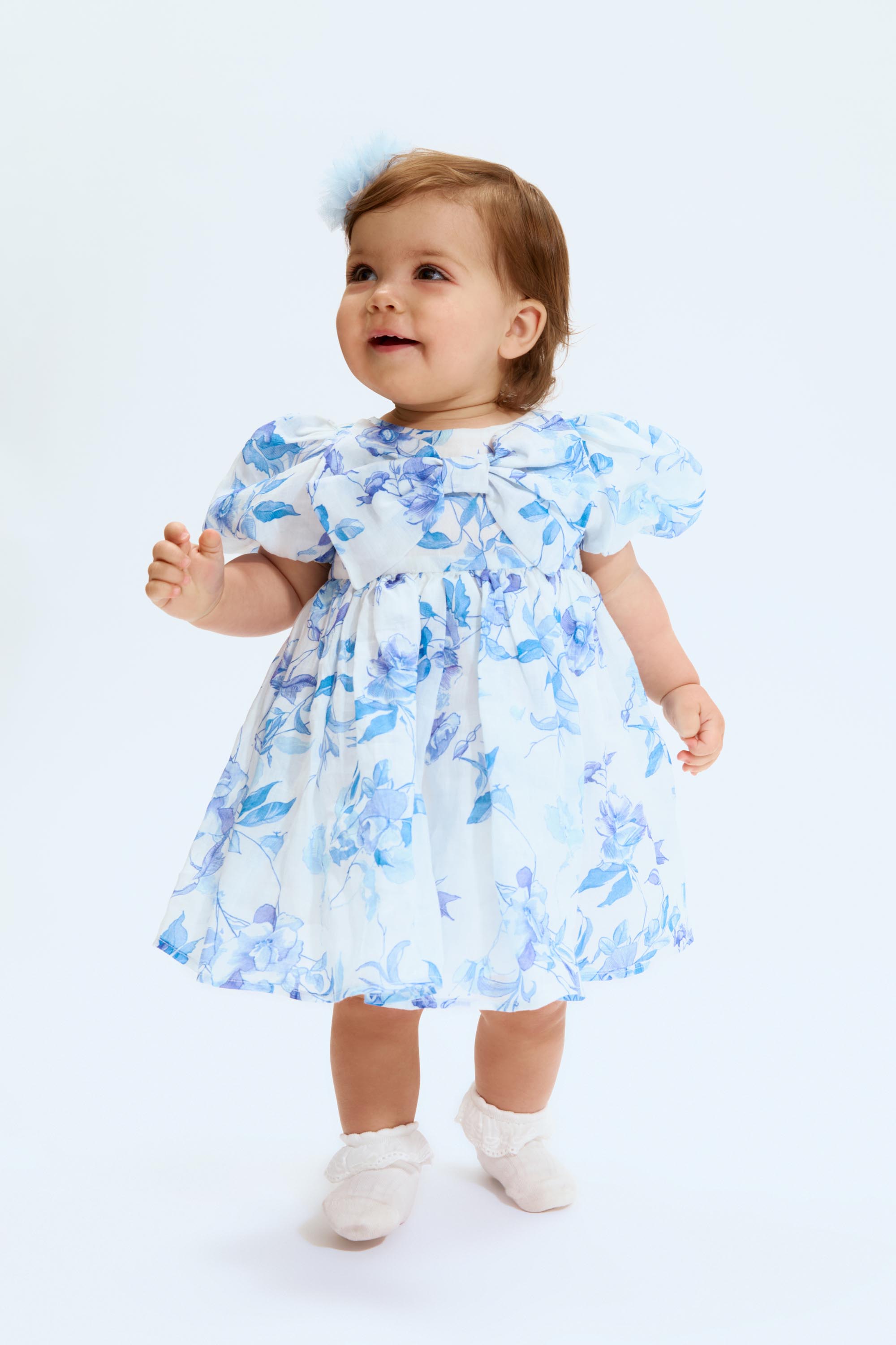 Bardot Junior Kids' Baby Zofia Floral Dress In Blue