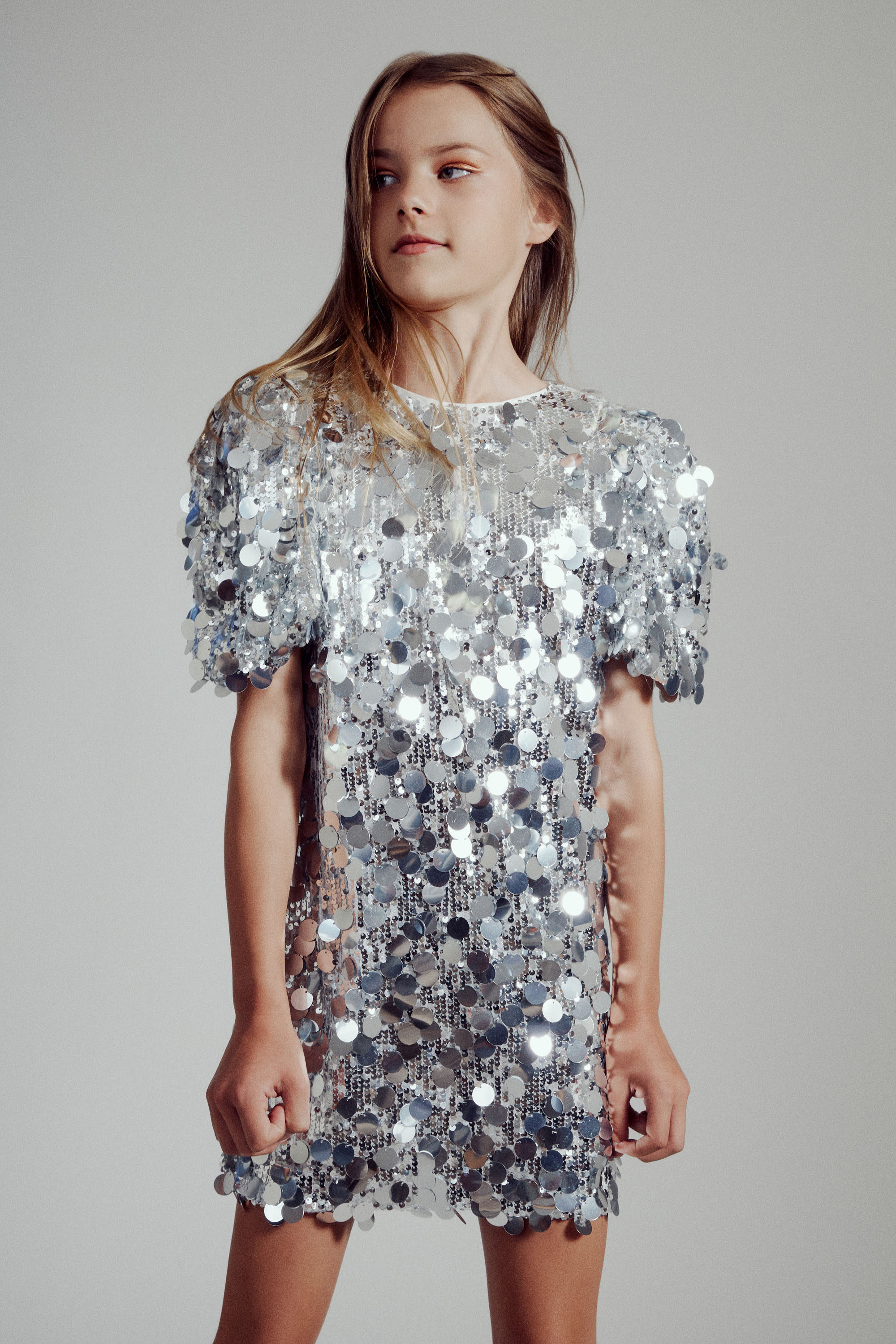 BARDOT JUNIOR GIRLS GISELLE SEQUIN DRESS