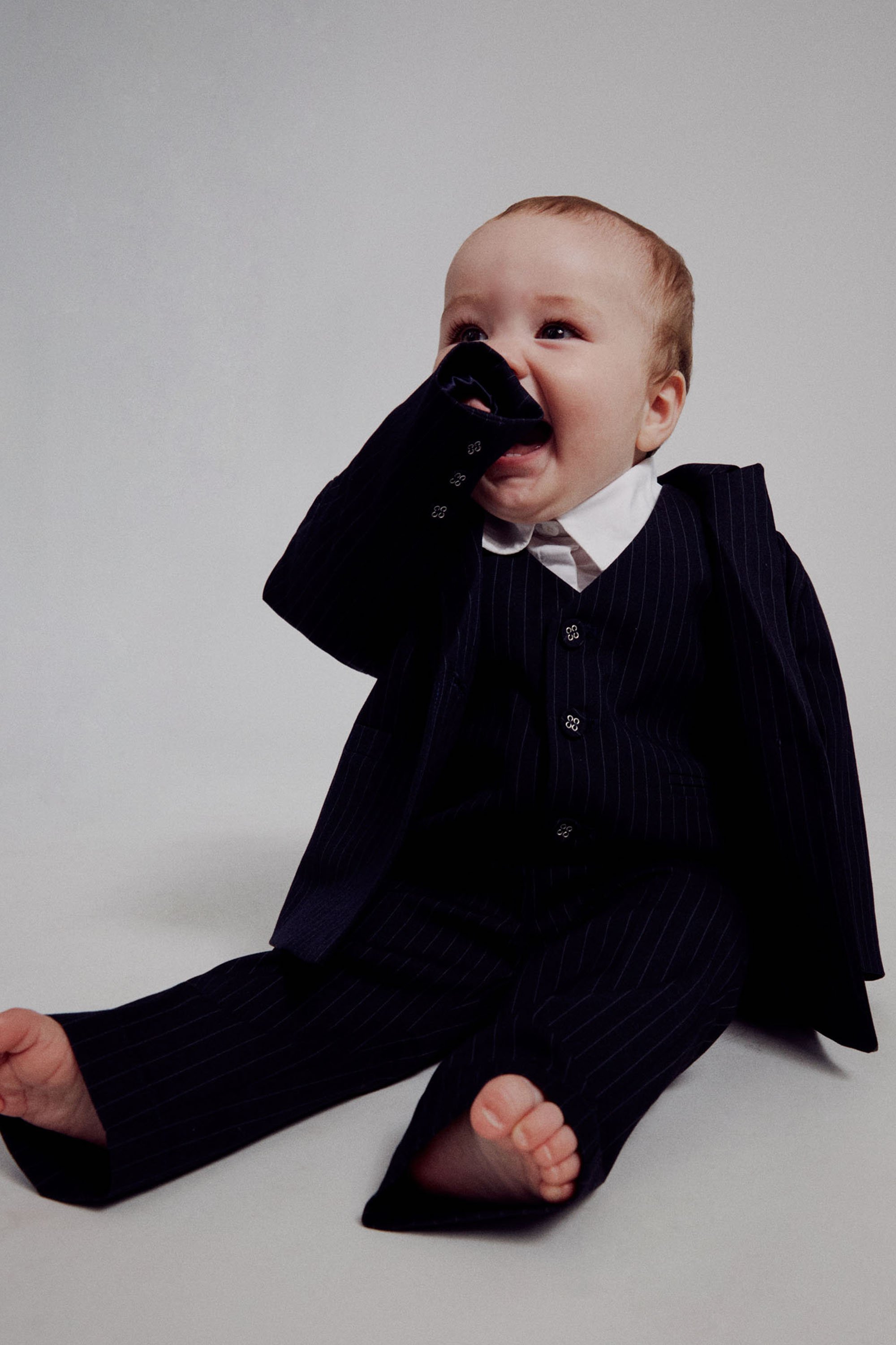 Bardot Junior Baby Boy Timotee Double Breasted Blazer In Black