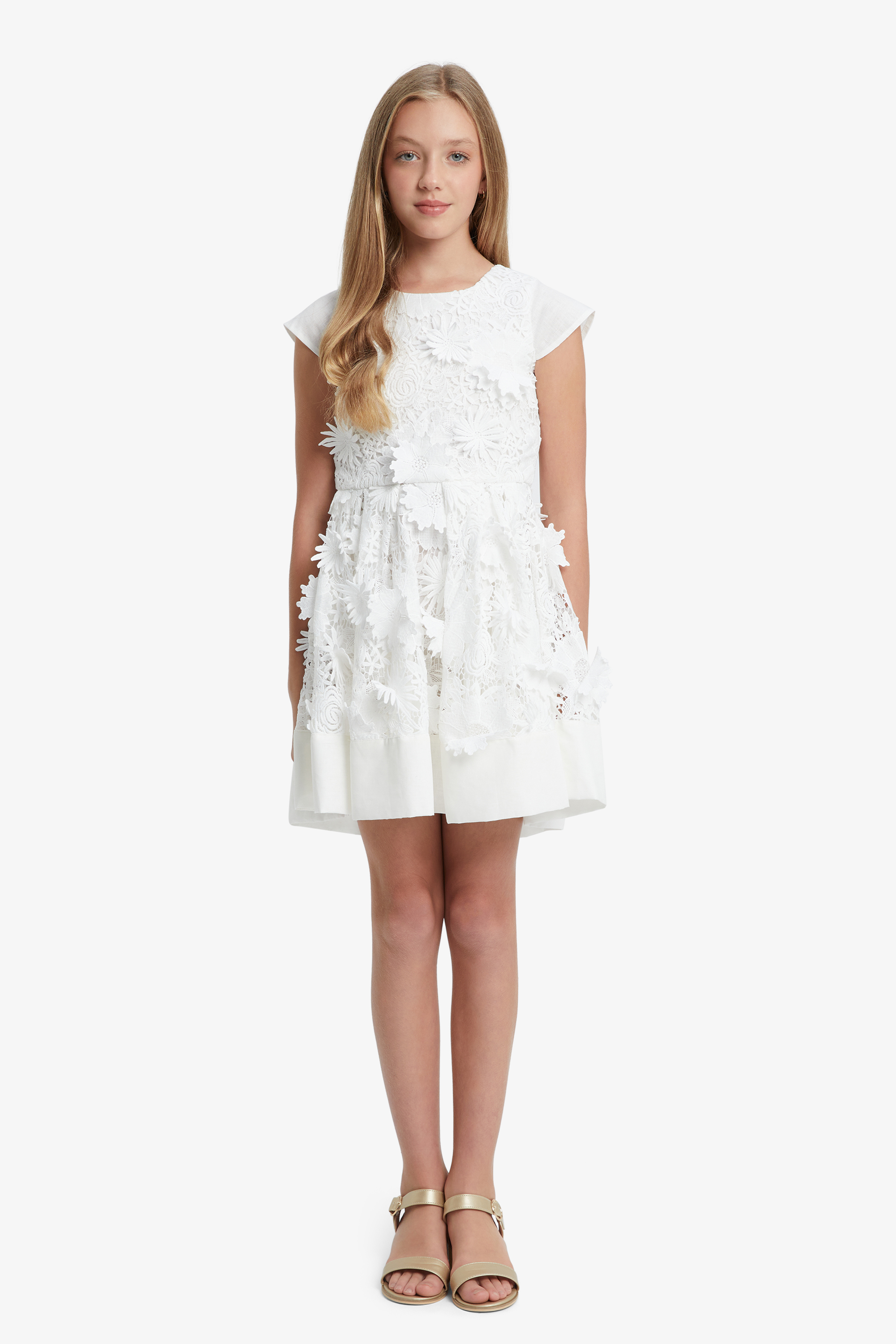 Shop Bardot Junior Girls Aven Starlet Dress In Orchid Wht