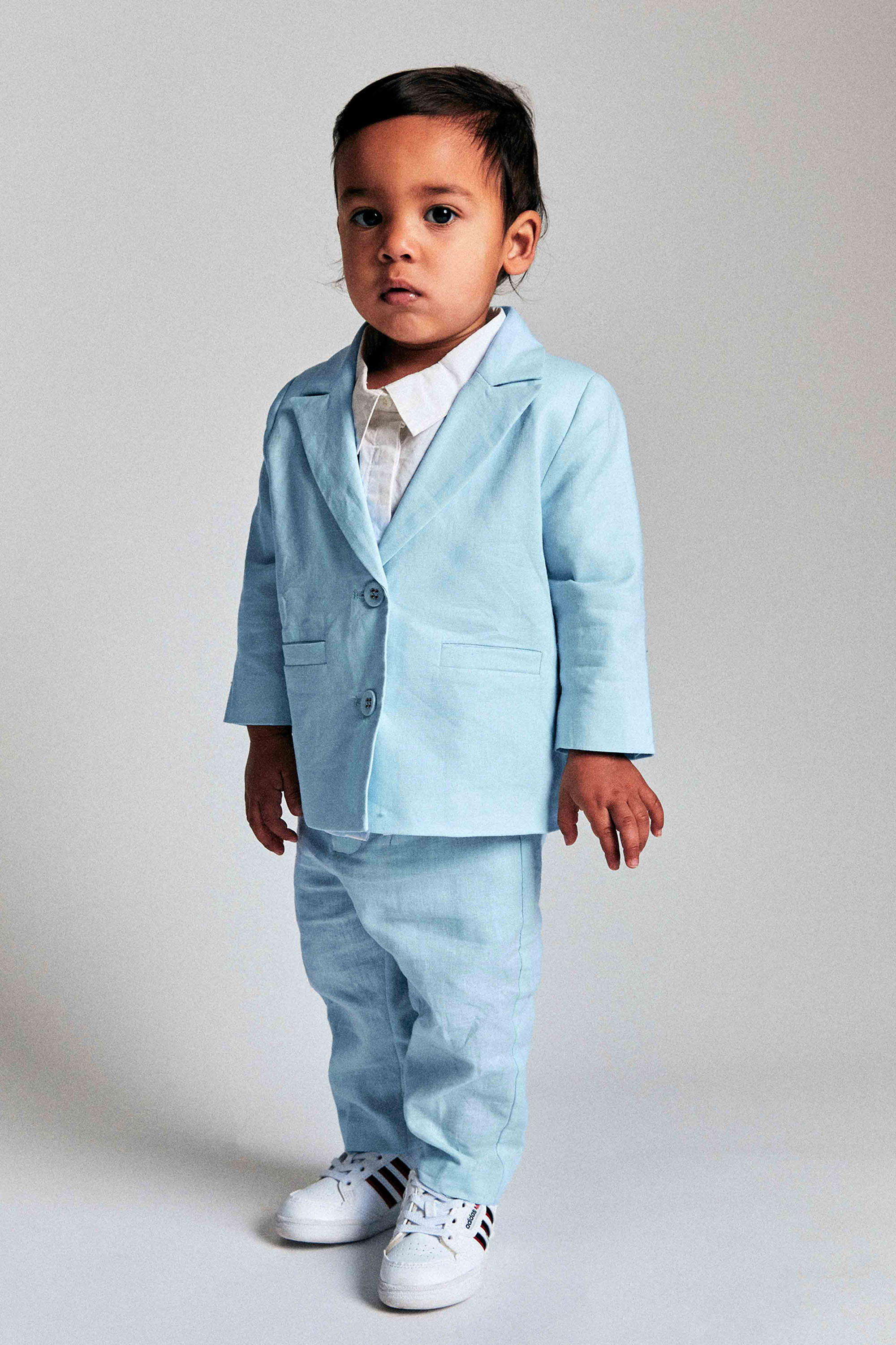 Shop Bardot Junior Baby Boy Charles Pant In Blue Bay