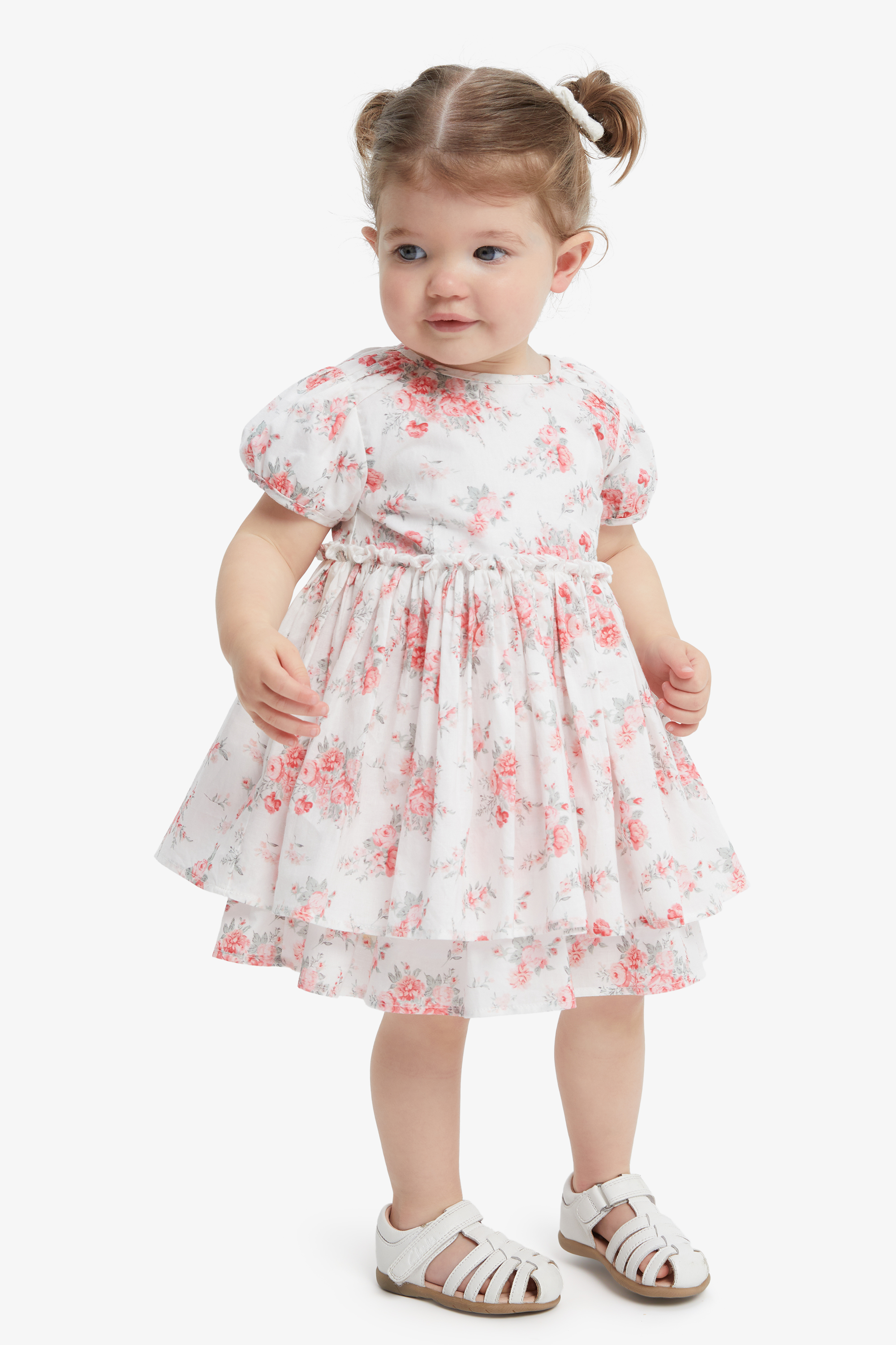 Shop Bardot Junior Baby Girl Lani Floral Mini Dress In Wild Rose