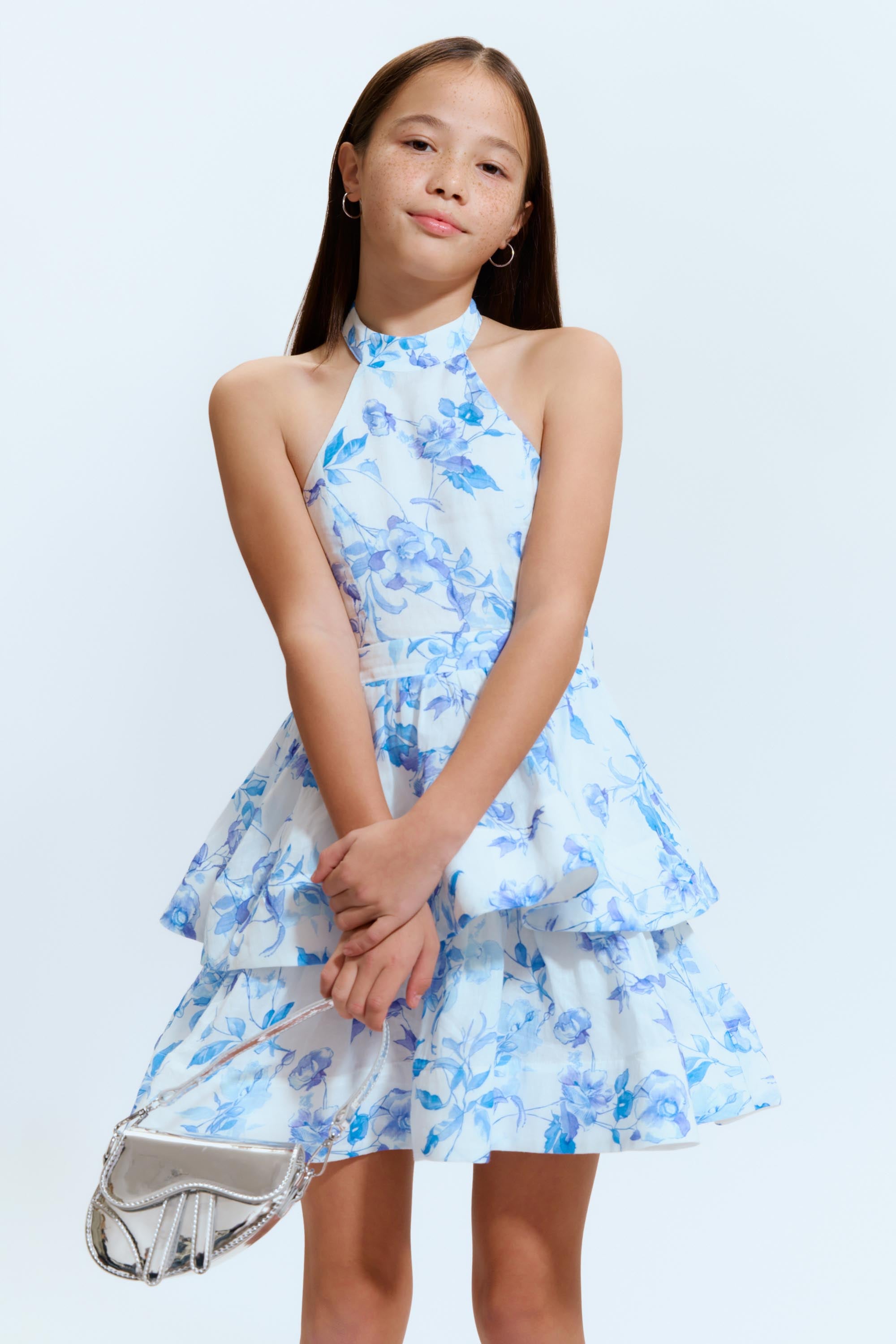 bardot junior blue dress Bardot Junior Kids Teen Girls Navy Blue Lace Dress Size 14 Short Sleeve