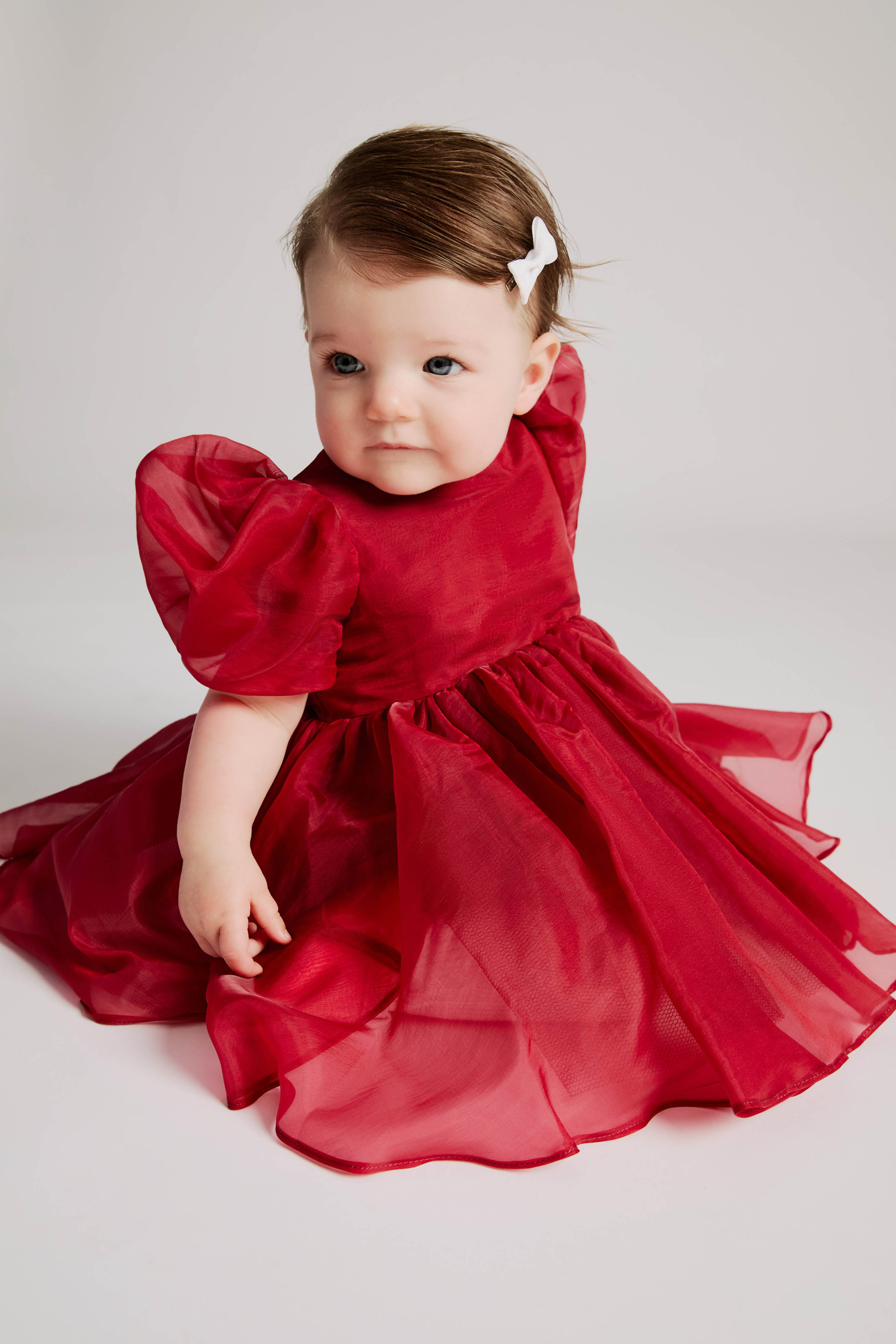 Bardot Junior Juliet Organza Mini Dress In Burgundy
