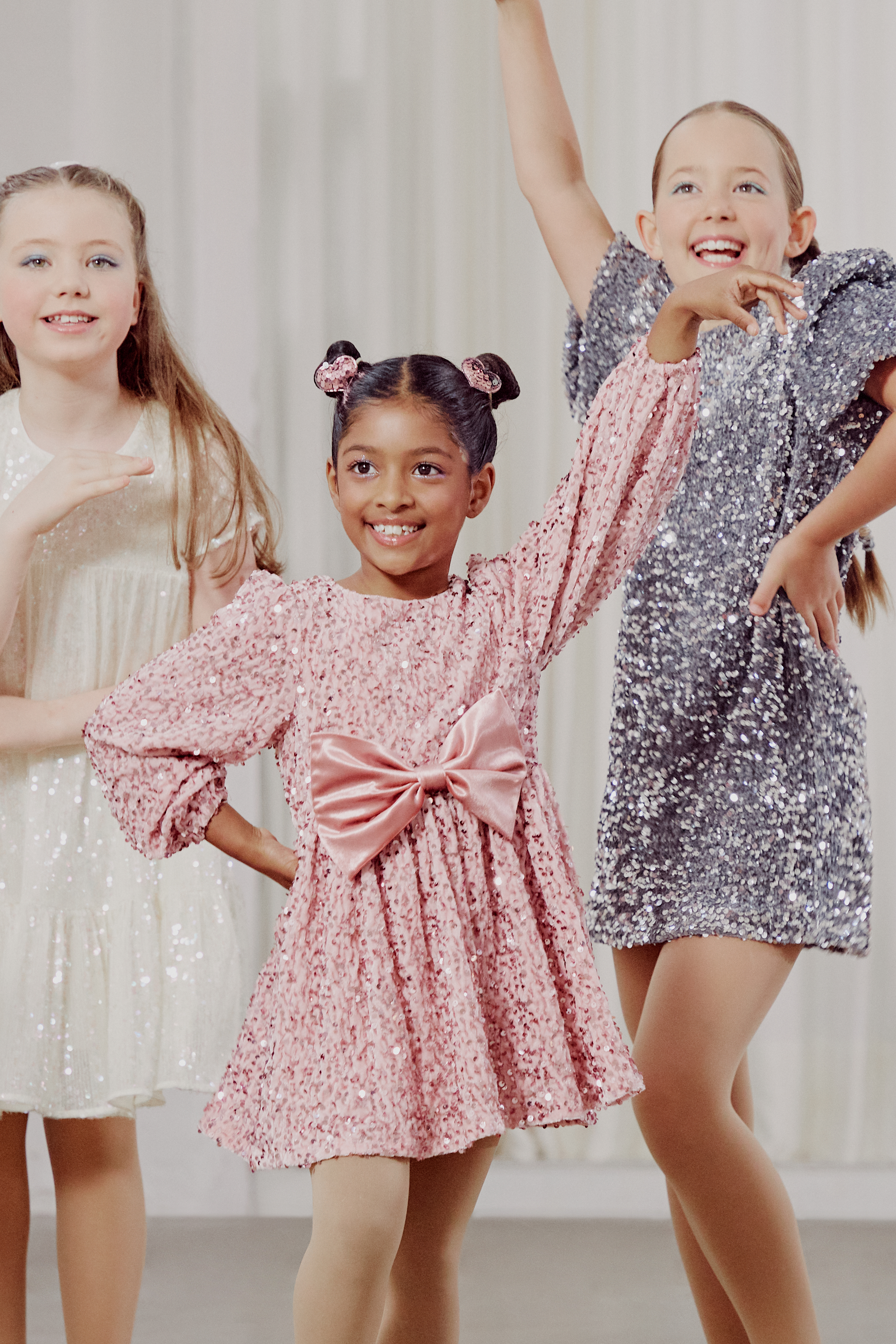 Shop Bardot Junior Girls Heart Clip And Hair Tie Set In Party Pink