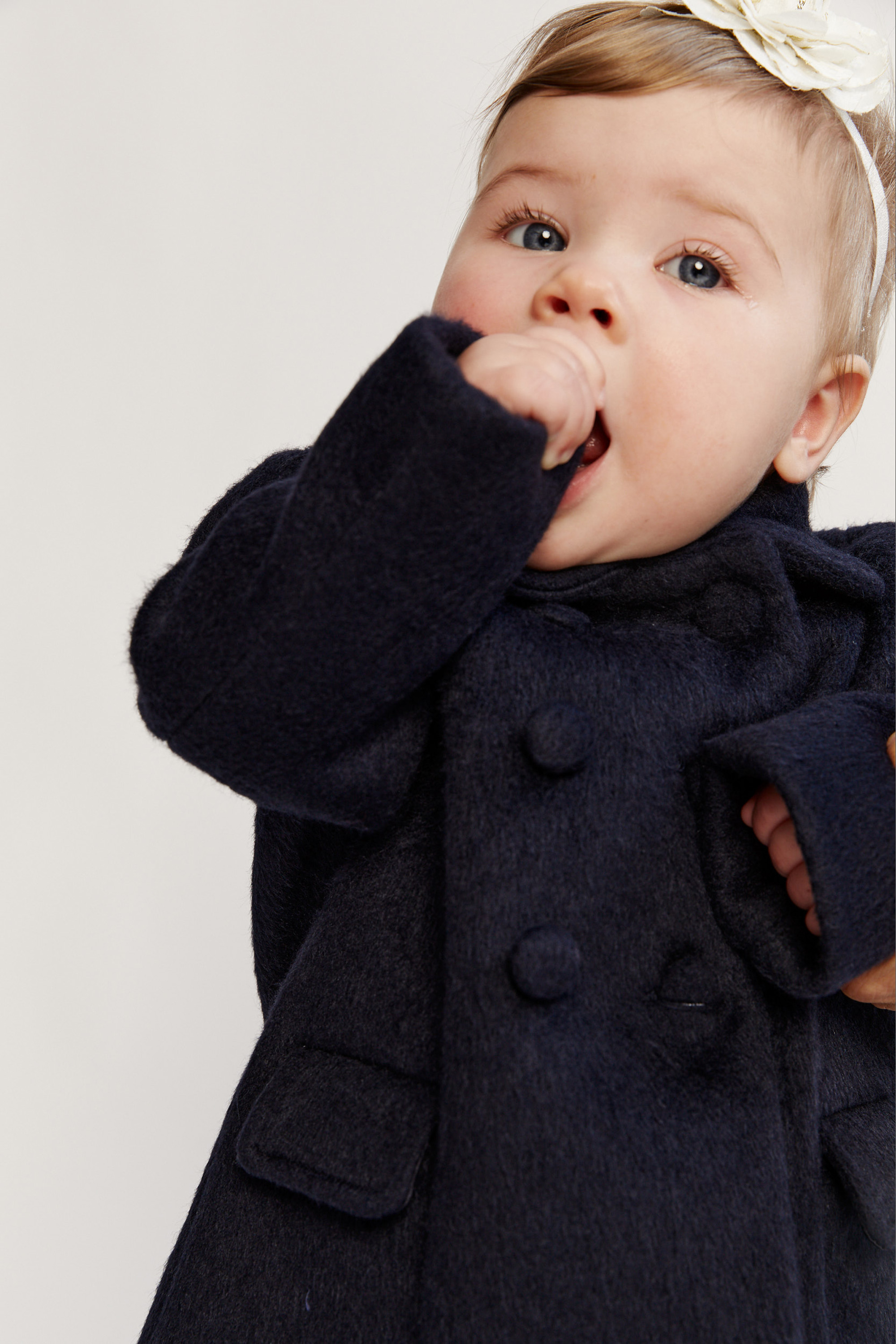Bardot Junior Leah Wool Coat In Navy